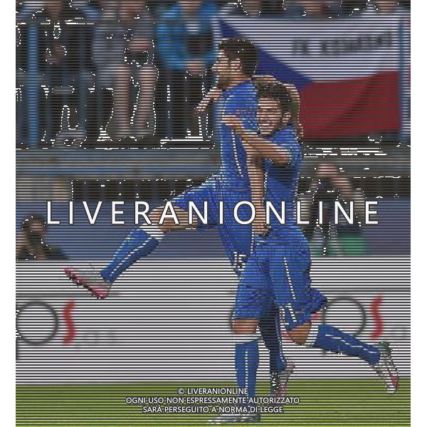 2015.06.24 OLOMOUC FOOTBALL UNDER 21 CHAMPIONSHIP CZECH REPUBLIC 2015 ENGLAND VS ITALY Marco Benassi 2015.06.24 OLOMUNIEC CZECHY PILKA NOZNA MISTRZOSTWA EUROPY U21 ANGLIA - WLOCHY FOTO LUKASZ LASKOWSKI / PRESSFOCUS / NEWSPIX.PL --- Newspix.pl /AGENZIA ALDO LIVERANI Sas - ITALY ONLY - EDITORIAL USE ONLY - Inghilterra - Italia UEFA Under 21 Championship 2015 Group B Olomouc (Repubblica Ceca) - 24.06.2015 *** Local Caption *** www.newspix.pl mail us: info@newspix.pl call us: 0048 022 23 22 222 --- Polish Picture Agency by Ringier Axel Springer Poland