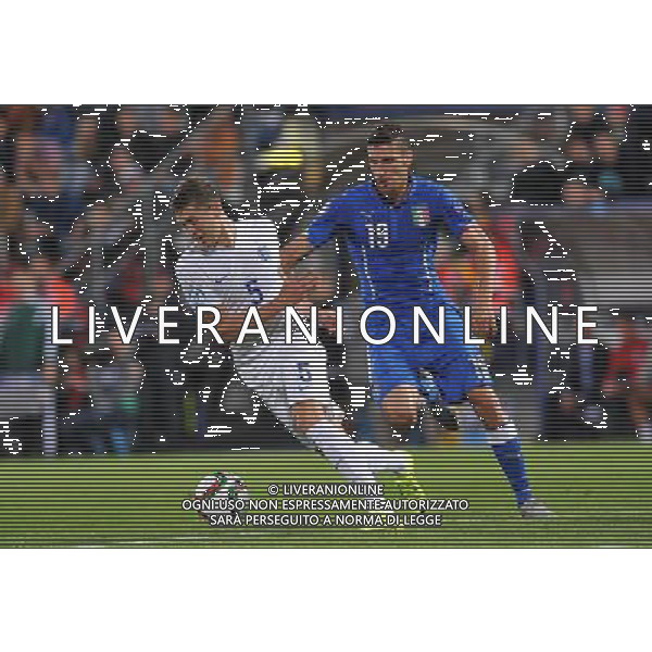 2015.06.24 OLOMOUC PILKA NOZNA STADION ANDRUV MISTRZOSTWA EUROPY U 21 W PILCE NOZNEJ FOOTBALL UEFA UNDER 21 CHAMPIONSHIP 2015 ANGLIA - WLOCHY (ENGLAND - ITALY) N/Z JOHN STONES, MARCELLO TROTTA FOTO RAFAL RUSEK / PRESSFOCUS / NEWSPIX.PL / NEWSPIX.PL --- Newspix.pl /AGENZIA ALDO LIVERANI Sas - ITALY ONLY - EDITORIAL USE ONLY - Inghilterra - Italia UEFA Under 21 Championship 2015 Group B Olomouc (Repubblica Ceca) - 24.06.2015 *** Local Caption *** www.newspix.pl mail us: info@newspix.pl call us: 0048 022 23 22 222 --- Polish Picture Agency by Ringier Axel Springer Poland