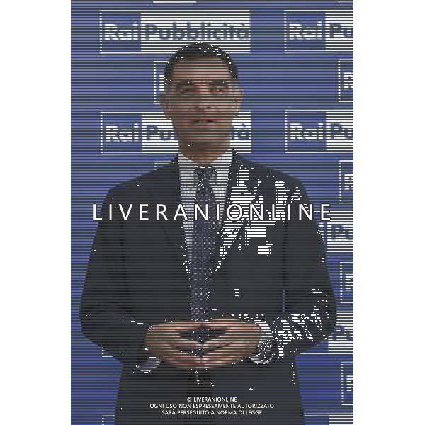 Roma - 25/06/2015 - Villa Piccolomini - Presentazione palinsesti Rai 2015-2016 - nella foto: Tiberio Timperi / Ph. Fabrizio Corradetti - Ag. Aldo Liverani sas