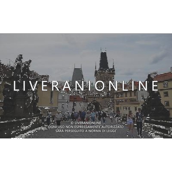 Citta\' di Praga - Repubblica Ceca Praga (Repubblica Ceca) - 25.06.2015 Nella Foto:Ponte Carlo e Particolari /Ph.Vitez-Ag. Aldo Liverani