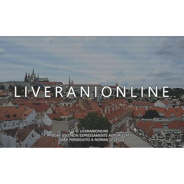 Citta\' di Praga - Repubblica Ceca Praga (Repubblica Ceca) - 25.06.2015 Nella Foto:Tetti della vecchia citta\' e quartiere Kampa /Ph.Vitez-Ag. Aldo Liverani