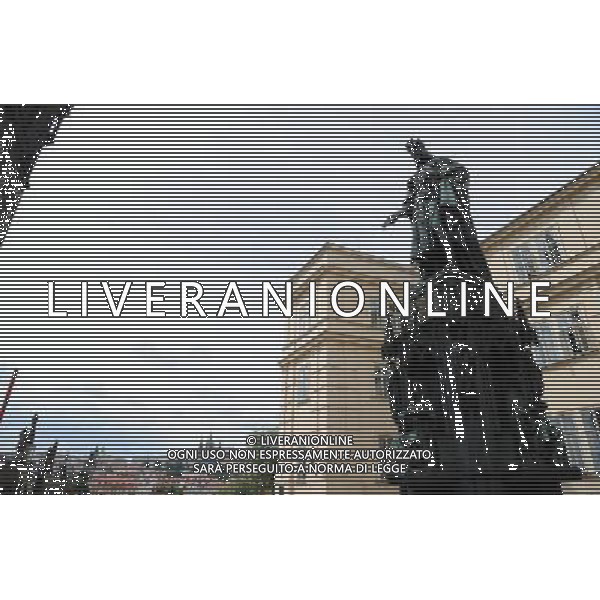 Citta\' di Praga - Repubblica Ceca Praga (Repubblica Ceca) - 25.06.2015 Nella Foto:Statua di Re Carlo IV /Ph.Vitez-Ag. Aldo Liverani