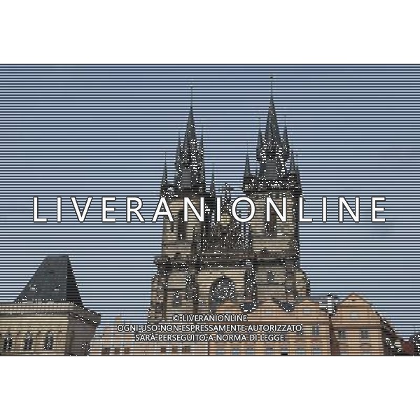 Citta\' di Praga - Repubblica Ceca Praga (Repubblica Ceca) - 25.06.2015 Nella Foto:Chiesa di Santa Maria di Tyn /Ph.Vitez-Ag. Aldo Liverani