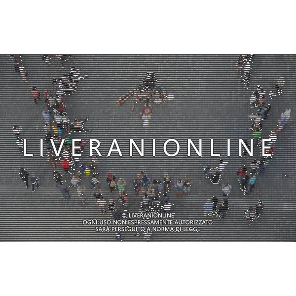 Citta\' di Praga - Repubblica Ceca Praga (Repubblica Ceca) - 25.06.2015 Nella Foto:Artisti di strada nella piazza della vecchia citta\' /Ph.Vitez-Ag. Aldo Liverani