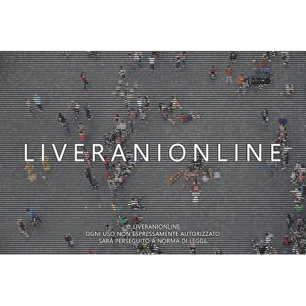 Citta\' di Praga - Repubblica Ceca Praga (Repubblica Ceca) - 25.06.2015 Nella Foto:Artisti di strada nella piazza della vecchia citta\' /Ph.Vitez-Ag. Aldo Liverani