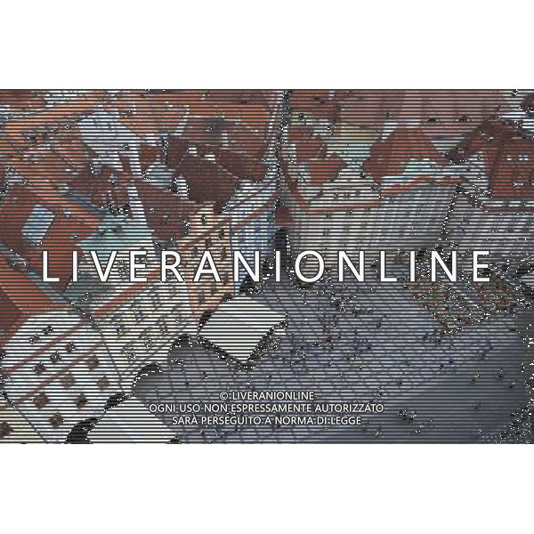 Citta\' di Praga - Repubblica Ceca Praga (Repubblica Ceca) - 25.06.2015 Nella Foto:Staromestske namesti - Piazza dell cittÃ  vecchia di Praga con la chiesa di Santa Maria di Tyn vicoli e tetti della citta\' vecchia /Ph.Vitez-Ag. Aldo Liverani