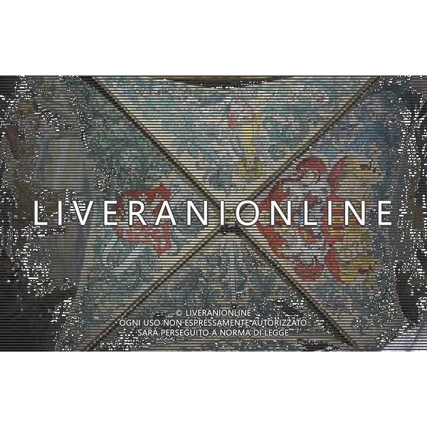 Citta\' di Praga - Repubblica Ceca Praga (Repubblica Ceca) - 25.06.2015 Nella Foto:Affreschi della torre dell\'orologio astronomico della citta\' vecchia /Ph.Vitez-Ag. Aldo Liverani