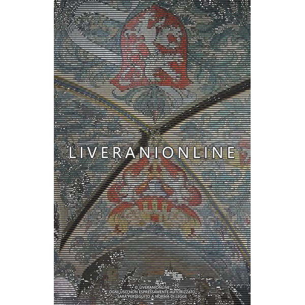 Citta\' di Praga - Repubblica Ceca Praga (Repubblica Ceca) - 25.06.2015 Nella Foto:Affreschi della torre dell\'orologio astronomico della citta\' vecchia /Ph.Vitez-Ag. Aldo Liverani