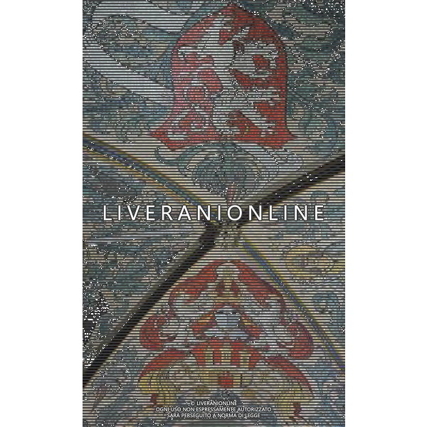 Citta\' di Praga - Repubblica Ceca Praga (Repubblica Ceca) - 25.06.2015 Nella Foto:Affreschi della torre dell\'orologio astronomico della citta\' vecchia /Ph.Vitez-Ag. Aldo Liverani