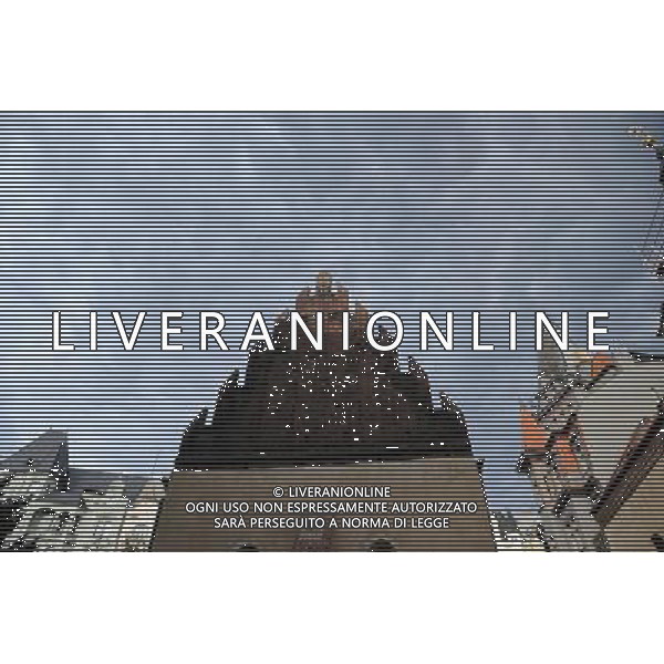 Citta\' di Praga - Repubblica Ceca Praga (Repubblica Ceca) - 25.06.2015 Nella Foto:Quartiere Ebraico - Sinagoda Vecchia/Nuova - La Sinagoga in funzione piÃ¹ antica d\'Europa - Sul soffitto ancora intatto il rabbino Loew nella fine del 1600 creava e custodiva il leggendario Golem /Ph.Vitez-Ag. Aldo Liverani