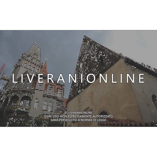 Citta\' di Praga - Repubblica Ceca Praga (Repubblica Ceca) - 25.06.2015 Nella Foto:Quartiere Ebraico - Sinagoda Vecchia/Nuova - La Sinagoga in funzione piÃ¹ antica d\'Europa - Sul soffitto ancora intatto il rabbino Loew nella fine del 1600 creava e custodiva il leggendario Golem /Ph.Vitez-Ag. Aldo Liverani