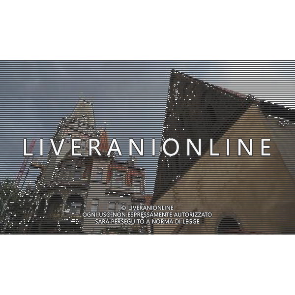 Citta\' di Praga - Repubblica Ceca Praga (Repubblica Ceca) - 25.06.2015 Nella Foto:Quartiere Ebraico - Sinagoda Vecchia/Nuova - La Sinagoga in funzione piÃ¹ antica d\'Europa - Sul soffitto ancora intatto il rabbino Loew nella fine del 1600 creava e custodiva il leggendario Golem /Ph.Vitez-Ag. Aldo Liverani