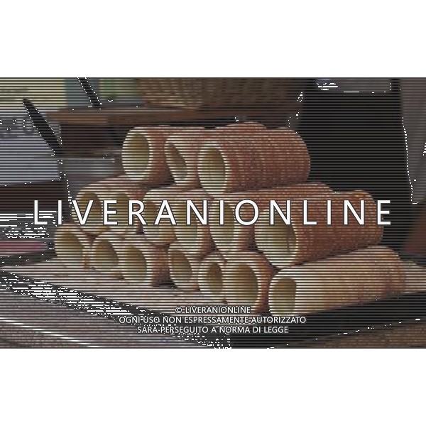 Citta\' di Praga - Repubblica Ceca Praga (Repubblica Ceca) - 25.06.2015 Nella Foto:Il Manicotto di Boemia - tipico dolce della tradizione Boema e di Praga /Ph.Vitez-Ag. Aldo Liverani