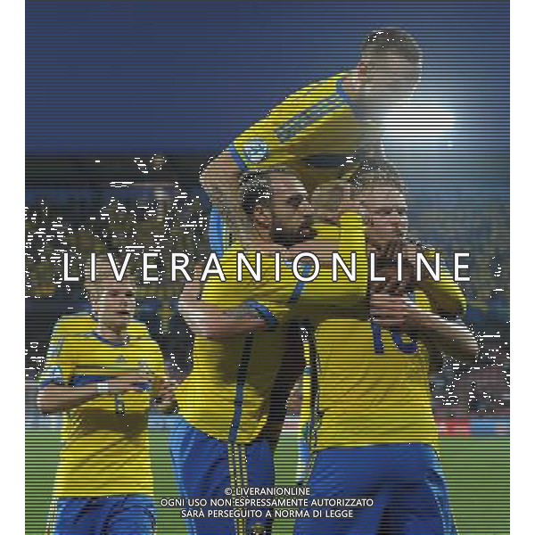 UEFA Under 21 Championship 2015 Semifinale Praga (Repubblica Ceca) - 27.06.2015 Danimarca-Svezia Nella Foto:john guidetti esulta /Ph.Vitez-Ag. Aldo Liverani
