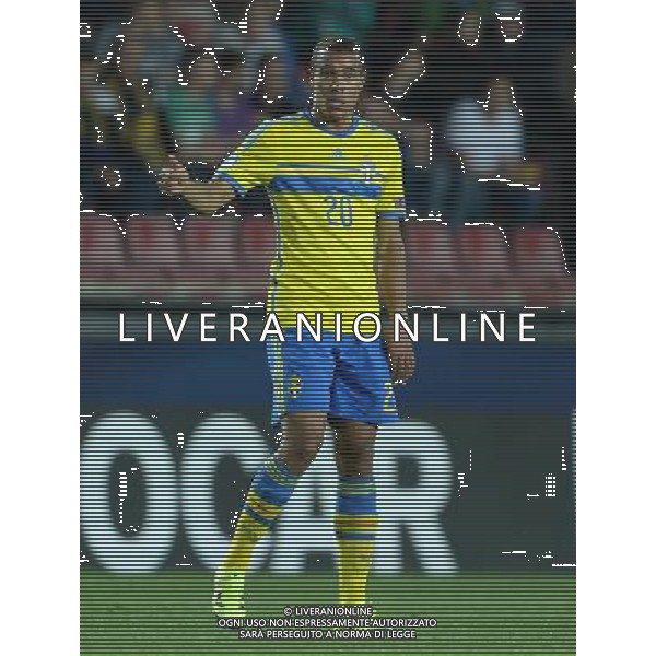 UEFA Under 21 Championship 2015 Semifinale Praga (Repubblica Ceca) - 27.06.2015 Danimarca-Svezia Nella Foto:robin quaison esulta /Ph.Vitez-Ag. Aldo Liverani