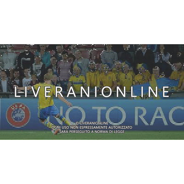 UEFA Under 21 Championship 2015 Semifinale Praga (Repubblica Ceca) - 27.06.2015 Danimarca-Svezia Nella Foto:oscar hiljemark gol /Ph.Vitez-Ag. Aldo Liverani