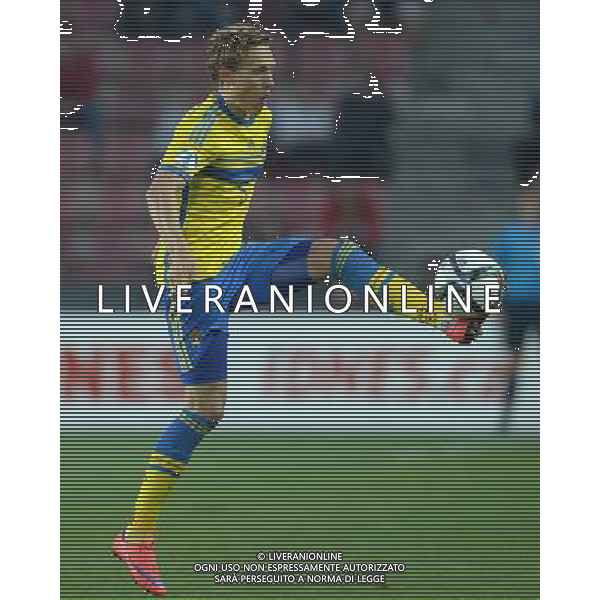 UEFA Under 21 Championship 2015 Semifinale Praga (Repubblica Ceca) - 27.06.2015 Danimarca-Svezia Nella Foto:Ludwig Augustinsson /Ph.Vitez-Ag. Aldo Liverani
