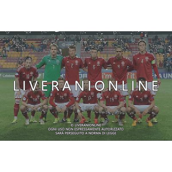 UEFA Under 21 Championship 2015 Semifinale Praga (Repubblica Ceca) - 27.06.2015 Danimarca-Svezia Nella Foto:Danimarca Squadra Formazione Busk,Scholz,Vestergaard,knudsen,Christensen,Poulsen,Hojbjerg,Beck,Thomsen,Falk,Jonsson /Ph.Vitez-Ag. Aldo Liverani