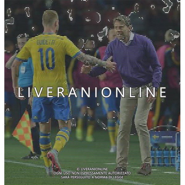 UEFA Under 21 Championship 2015 Semifinale Praga (Repubblica Ceca) - 27.06.2015 Danimarca-Svezia Nella Foto:Hakan Ericson-John Guidetti /Ph.Vitez-Ag. Aldo Liverani