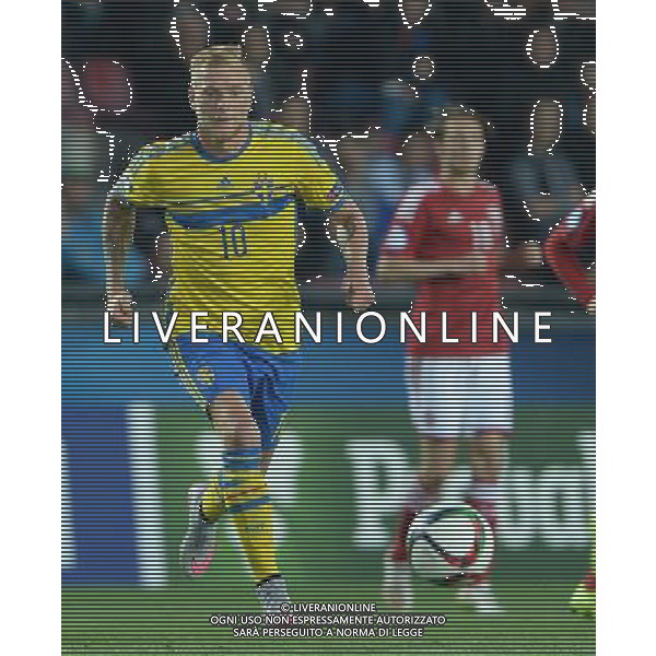 UEFA Under 21 Championship 2015 Semifinale Praga (Repubblica Ceca) - 27.06.2015 Danimarca-Svezia Nella Foto:John Guidetti /Ph.Vitez-Ag. Aldo Liverani