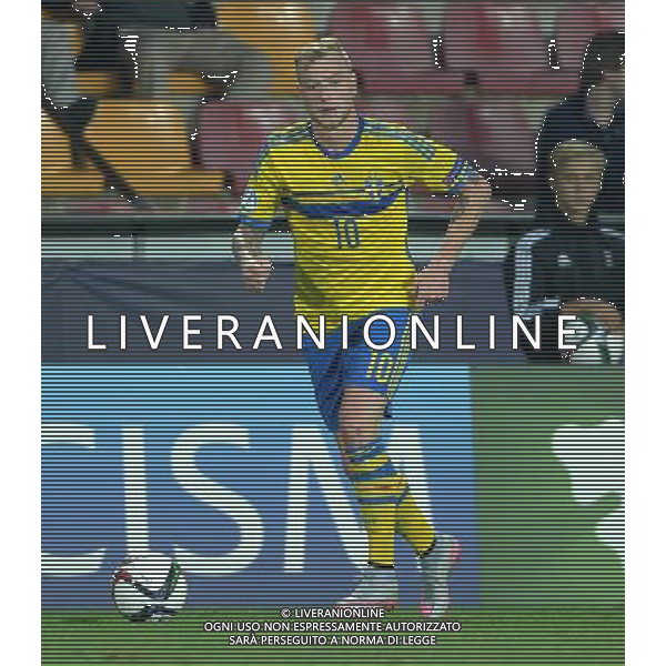 UEFA Under 21 Championship 2015 Semifinale Praga (Repubblica Ceca) - 27.06.2015 Danimarca-Svezia Nella Foto:John Guidetti /Ph.Vitez-Ag. Aldo Liverani