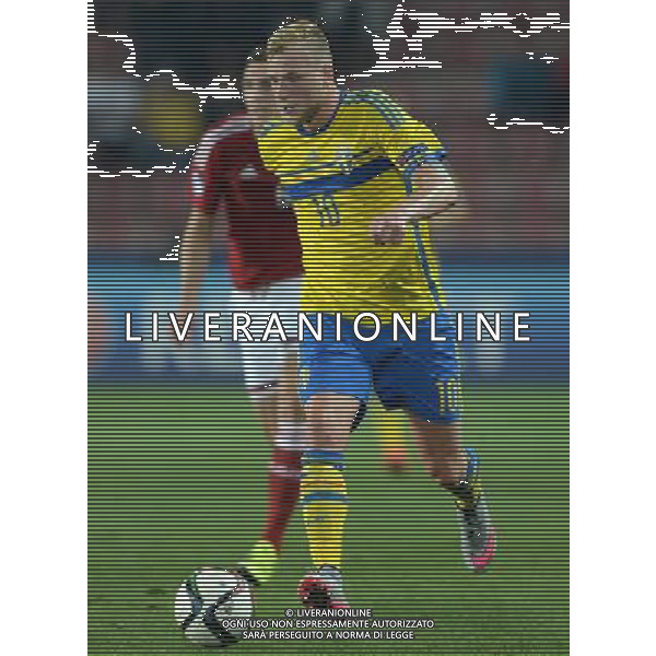 UEFA Under 21 Championship 2015 Semifinale Praga (Repubblica Ceca) - 27.06.2015 Danimarca-Svezia Nella Foto:John Guidetti /Ph.Vitez-Ag. Aldo Liverani