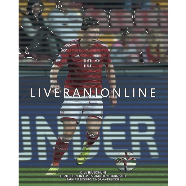 UEFA Under 21 Championship 2015 Semifinale Praga (Repubblica Ceca) - 27.06.2015 Danimarca-Svezia Nella Foto:Pierre Hojbjerg /Ph.Vitez-Ag. Aldo Liverani