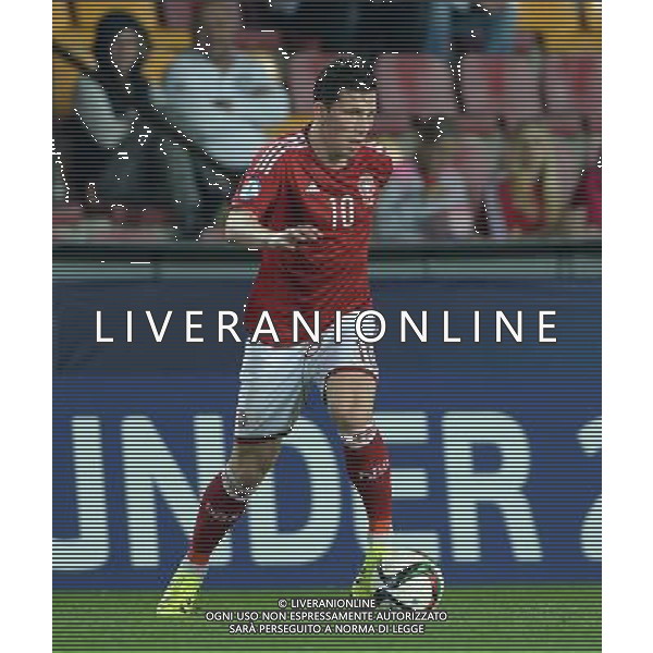 UEFA Under 21 Championship 2015 Semifinale Praga (Repubblica Ceca) - 27.06.2015 Danimarca-Svezia Nella Foto:Pierre Hojbjerg /Ph.Vitez-Ag. Aldo Liverani