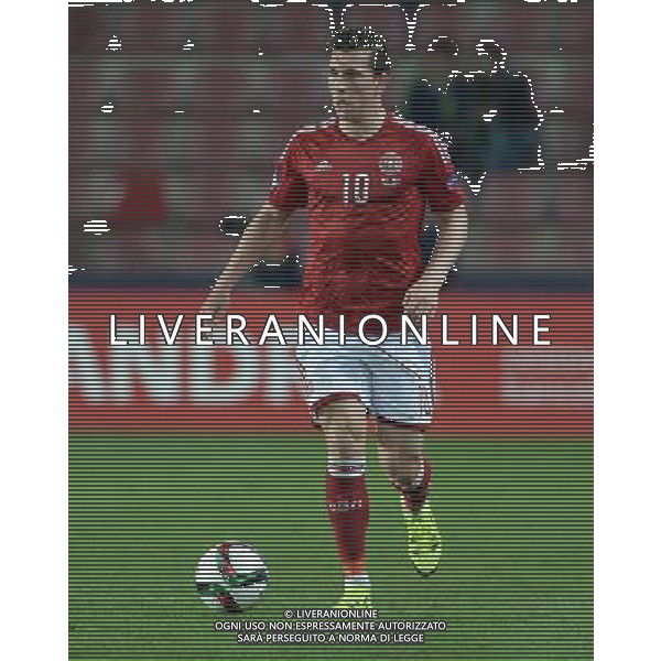 UEFA Under 21 Championship 2015 Semifinale Praga (Repubblica Ceca) - 27.06.2015 Danimarca-Svezia Nella Foto:Pierre Hojbjerg /Ph.Vitez-Ag. Aldo Liverani