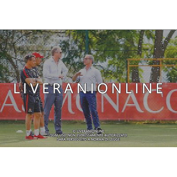 Leonardo JARDIM / Luis CAMPOS / Vadim VASILYEV - 29.06.2015 - Reprise Entrainement de Monaco - 2015/2016 Photo : Jc Magnenet / Icon Sport AG ALDO LIVERANI SAS ONLY ITALY
