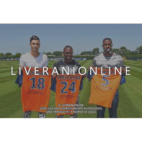 Ramy Bensebaini / Jerome Roussillon / William Remy - 29.06.2015 - Reprise de Montpellier - 2015/2016 Photo : Alexandre Dimou / Icon Sport AG ALDO LIVERANI SAS ONLY ITALY