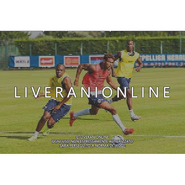 Djamel Bakar / Steve Mounie - 30.06.2015 - Reprise de Montpellier - 2015/2016 Photo : Alexandre Dimou / Icon Sport AG ALDO LIVERANI SAS ONLY ITALY