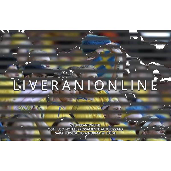 UEFA Under 21 Championship 2015 Finale Praga (Repubblica Ceca) - 30.06.2015 Svezia-Portogallo Nella Foto:tifosi svezia /Ph.Vitez-Ag. Aldo Liverani