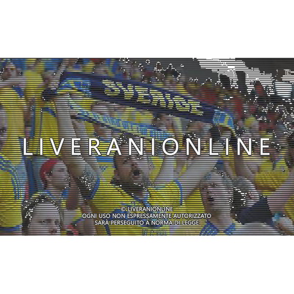 UEFA Under 21 Championship 2015 Finale Praga (Repubblica Ceca) - 30.06.2015 Svezia-Portogallo Nella Foto:tifosi svezia /Ph.Vitez-Ag. Aldo Liverani