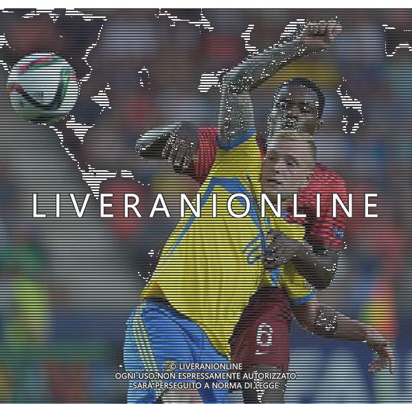 UEFA Under 21 Championship 2015 Finale Praga (Repubblica Ceca) - 30.06.2015 Svezia-Portogallo Nella Foto:John Guidetti-William Silva de Carvalho /Ph.Vitez-Ag. Aldo Liverani