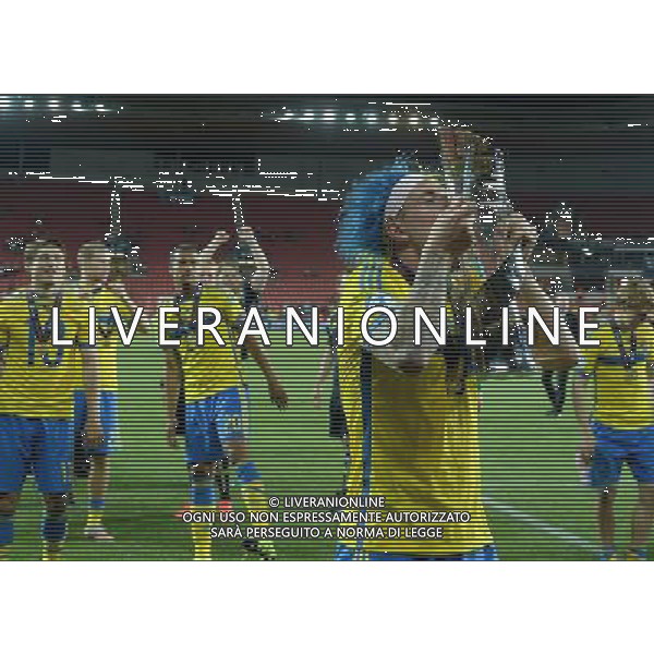 UEFA Under 21 Championship 2015 Finale Praga (Repubblica Ceca) - 30.06.2015 Svezia-Portogallo Nella Foto:guidetti con la coppa /Ph.Vitez-Ag. Aldo Liverani