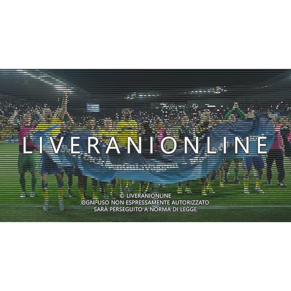 UEFA Under 21 Championship 2015 Finale Praga (Repubblica Ceca) - 30.06.2015 Svezia-Portogallo Nella Foto:Festeggiamenti giocatori Svezia /Ph.Vitez-Ag. Aldo Liverani