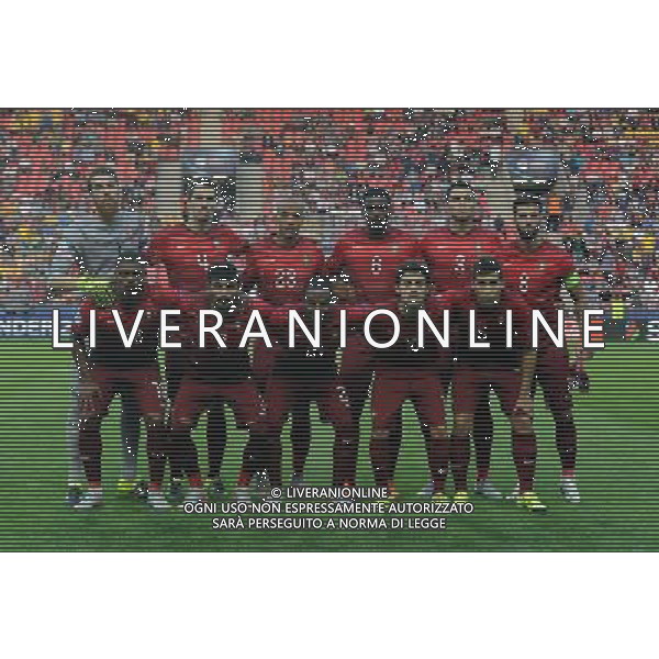 UEFA Under 21 Championship 2015 Finale Praga (Repubblica Ceca) - 30.06.2015 Svezia-Portogallo Nella Foto:Portogallo Squadra Formazione Sa\',Esgaio,Ilori,Oliveira Paulo,Guerreiro,Carvalho,Oliveira Sergio,Bernardo,Cavaleiro,Ricardo,Mario /Ph.Vitez-Ag. Aldo Liverani
