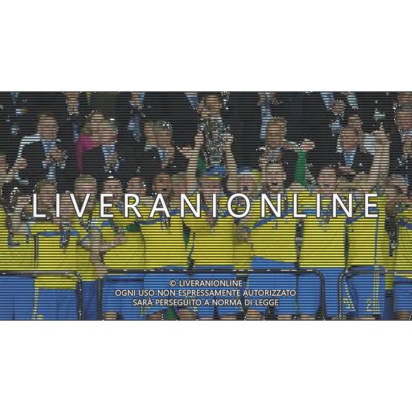 UEFA Under 21 Championship 2015 Finale Praga (Repubblica Ceca) - 30.06.2015 Svezia-Portogallo Nella Foto:Premiazione Svezia /Ph.Vitez-Ag. Aldo Liverani