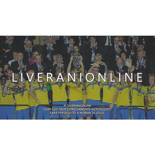 UEFA Under 21 Championship 2015 Finale Praga (Repubblica Ceca) - 30.06.2015 Svezia-Portogallo Nella Foto:Premiazione Svezia /Ph.Vitez-Ag. Aldo Liverani