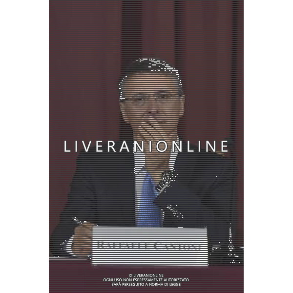 Roma - 02/07/2015 - Montecitorio - Sala della Regina - L\'Autorita\' nazionale anticorruzione presenta la Relazione al Parlamento per l\'anno 2014 - nella foto: Raffaele Cantone presidente dell\'Autoritˆ Nazionale Anticorruzione / Ph. Fabrizio Corradetti - Ag. Aldo Liverani Sas