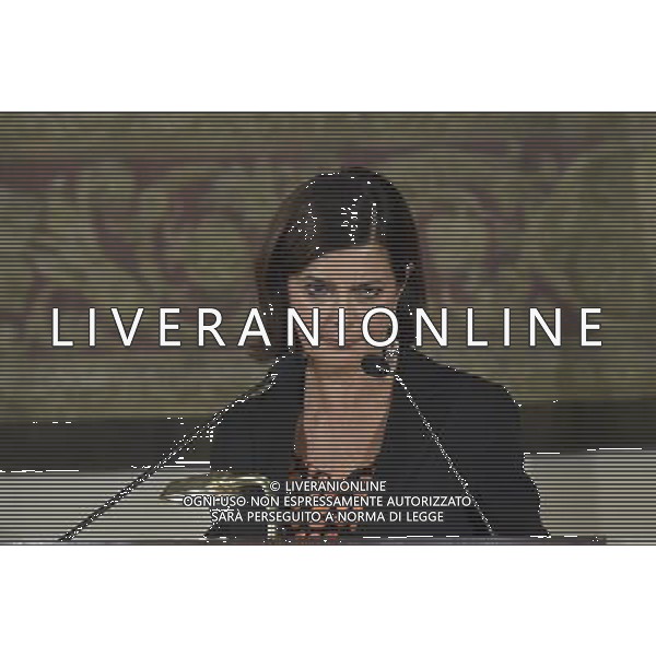 Roma - 02/07/2015 - Montecitorio - Sala della Regina - L\'Autorita\' nazionale anticorruzione presenta la Relazione al Parlamento per l\'anno 2014 - nella foto: Laura Boldrini / Ph. Fabrizio Corradetti - Ag. Aldo Liverani Sas