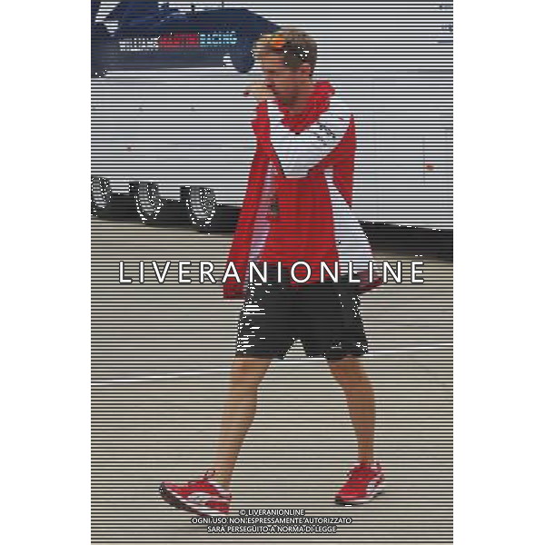 Sebastian Vettel (GER) Ferrari. 02.07.2015. Formula 1 World Championship, Rd 9, British Grand Prix, Silverstone, England, Preparation Day. /AGENZIA ALDO LIVERANI Sas - ITALY ONLY - EDITORIAL USE ONLY - Gp F1 inghilterra