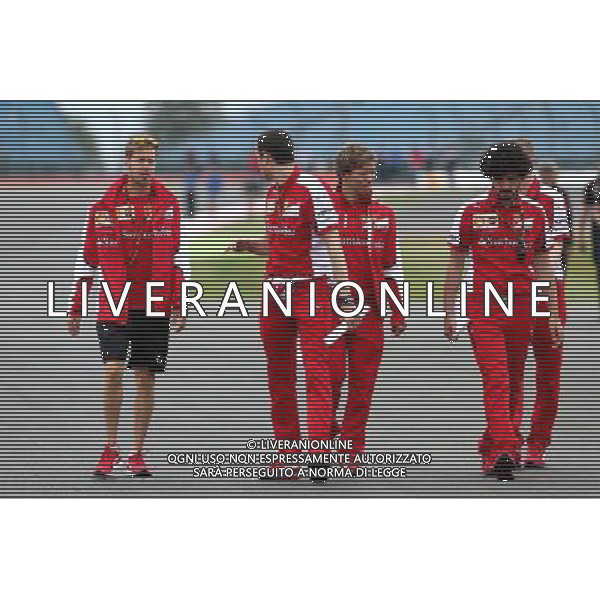 Sebastian Vettel (GER), Scuderia Ferrari 02.07.2015. Formula 1 World Championship, Rd 9, British Grand Prix, Silverstone, England, Preparation Day. /AGENZIA ALDO LIVERANI Sas - ITALY ONLY - EDITORIAL USE ONLY - Gp F1 inghilterra