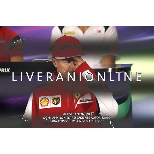 Kimi Raikkonen (FIN) Ferrari in the FIA Press Conference. 02.07.2015. Formula 1 World Championship, Rd 9, British Grand Prix, Silverstone, England, Preparation Day. /AGENZIA ALDO LIVERANI Sas - ITALY ONLY - EDITORIAL USE ONLY - Gp F1 inghilterra