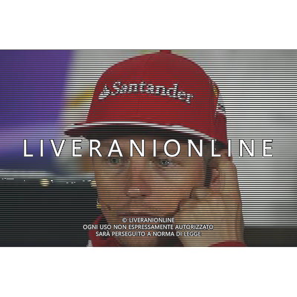Kimi Raikkonen (FIN) Ferrari in the FIA Press Conference. 02.07.2015. Formula 1 World Championship, Rd 9, British Grand Prix, Silverstone, England, Preparation Day. /AGENZIA ALDO LIVERANI Sas - ITALY ONLY - EDITORIAL USE ONLY - Gp F1 inghilterra