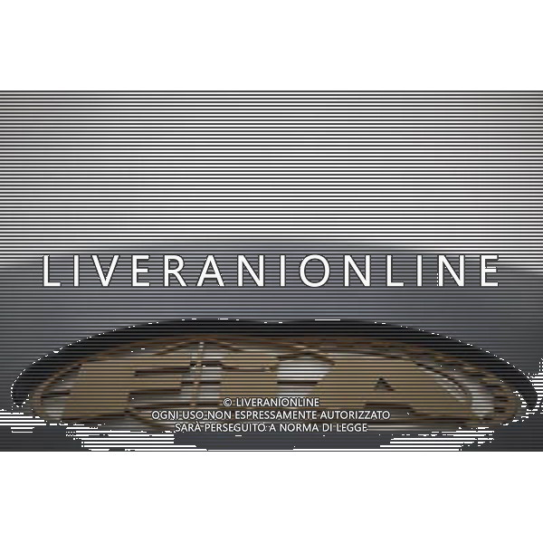 FIA Logo. 02.07.2015. Formula 1 World Championship, Rd 9, British Grand Prix, Silverstone, England, Preparation Day. /AGENZIA ALDO LIVERANI Sas - ITALY ONLY - EDITORIAL USE ONLY - Gp F1 inghilterra