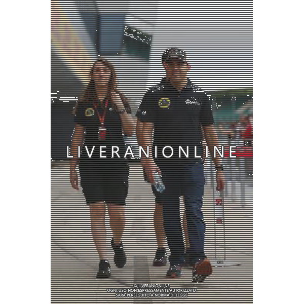 Pastor Maldonado (VEN) Lotus F1 Team. 02.07.2015. Formula 1 World Championship, Rd 9, British Grand Prix, Silverstone, England, Preparation Day. /AGENZIA ALDO LIVERANI Sas - ITALY ONLY - EDITORIAL USE ONLY - Gp F1 inghilterra