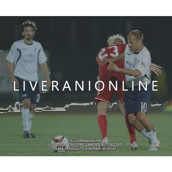 UEFA Europa League 2015/2016 Primo Turno di Qualificazione Andata Serravalle (San Marino) - 02.07.2015 La Fiorita - Vaduz Nella Foto:Ricchiuti Adrian-Niederhausern Nick Von /Ph.Vitez-Ag. Aldo Liverani