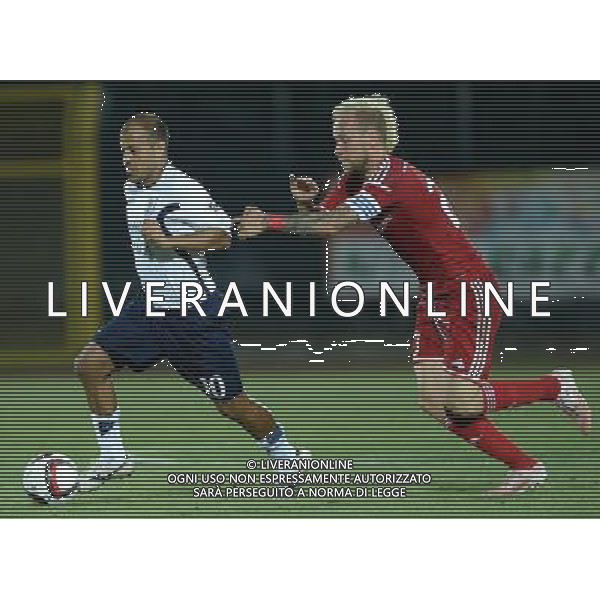 UEFA Europa League 2015/2016 Primo Turno di Qualificazione Andata Serravalle (San Marino) - 02.07.2015 La Fiorita - Vaduz Nella Foto:Ricchiuti Adrian-Niederhausern Nick Von /Ph.Vitez-Ag. Aldo Liverani
